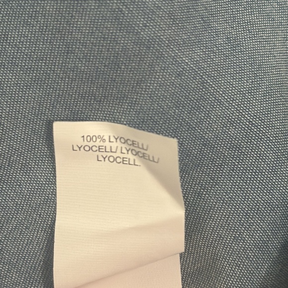 Lucky‎ Brand Chambray Denim Blue Lace-Up Blouse - Picture 5 of 5